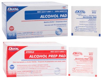 Alcohol Pads: